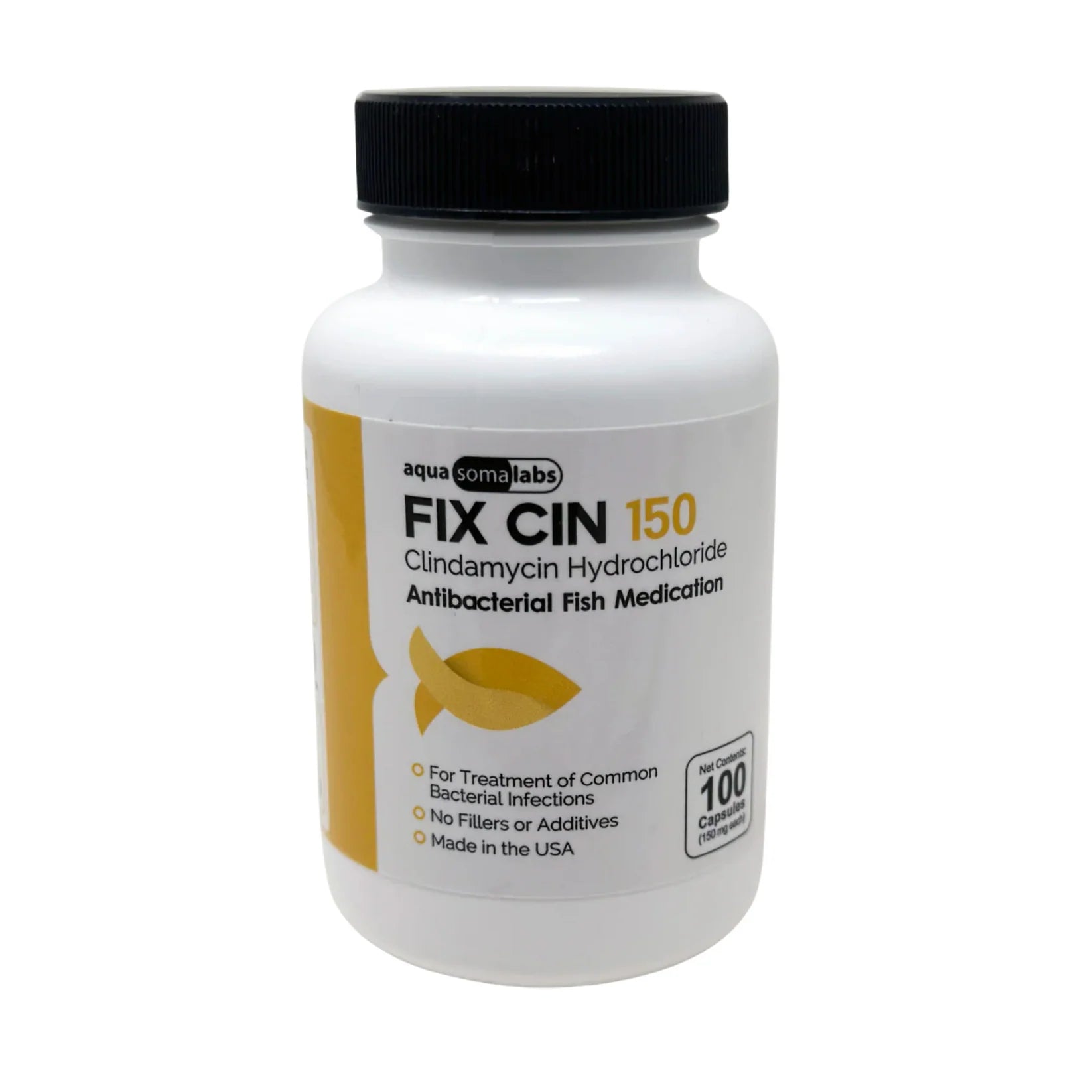 Aqua Clindamycin Aquarium Support – 150 mg Capsules (100 Count)