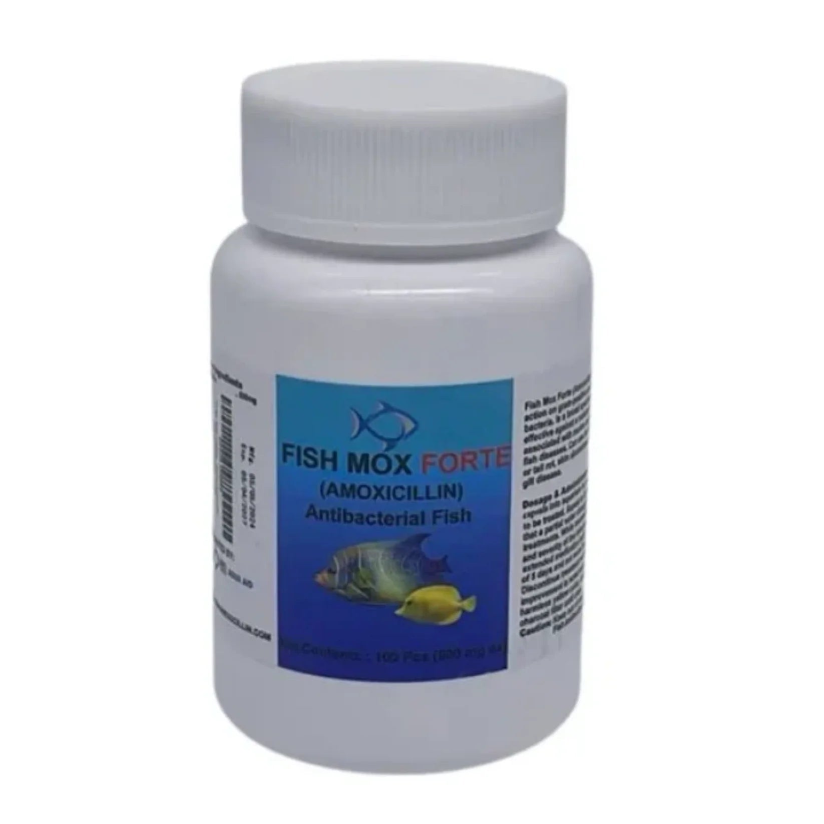Aqua Biotic Amoxicillin – 500 mg Capsules (30 Count) for Aquarium Use