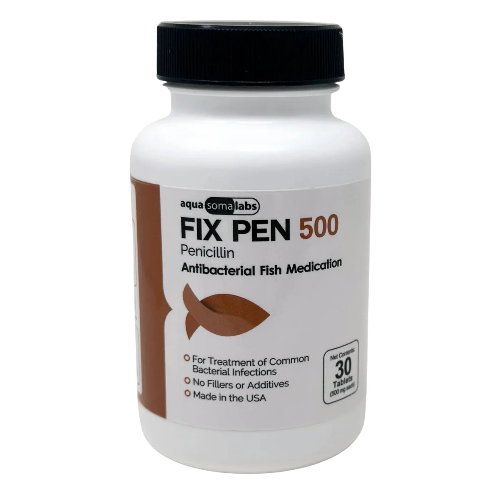 Aqua Penicillin – 500 mg Tablets (30 Count) for Aquarium Use