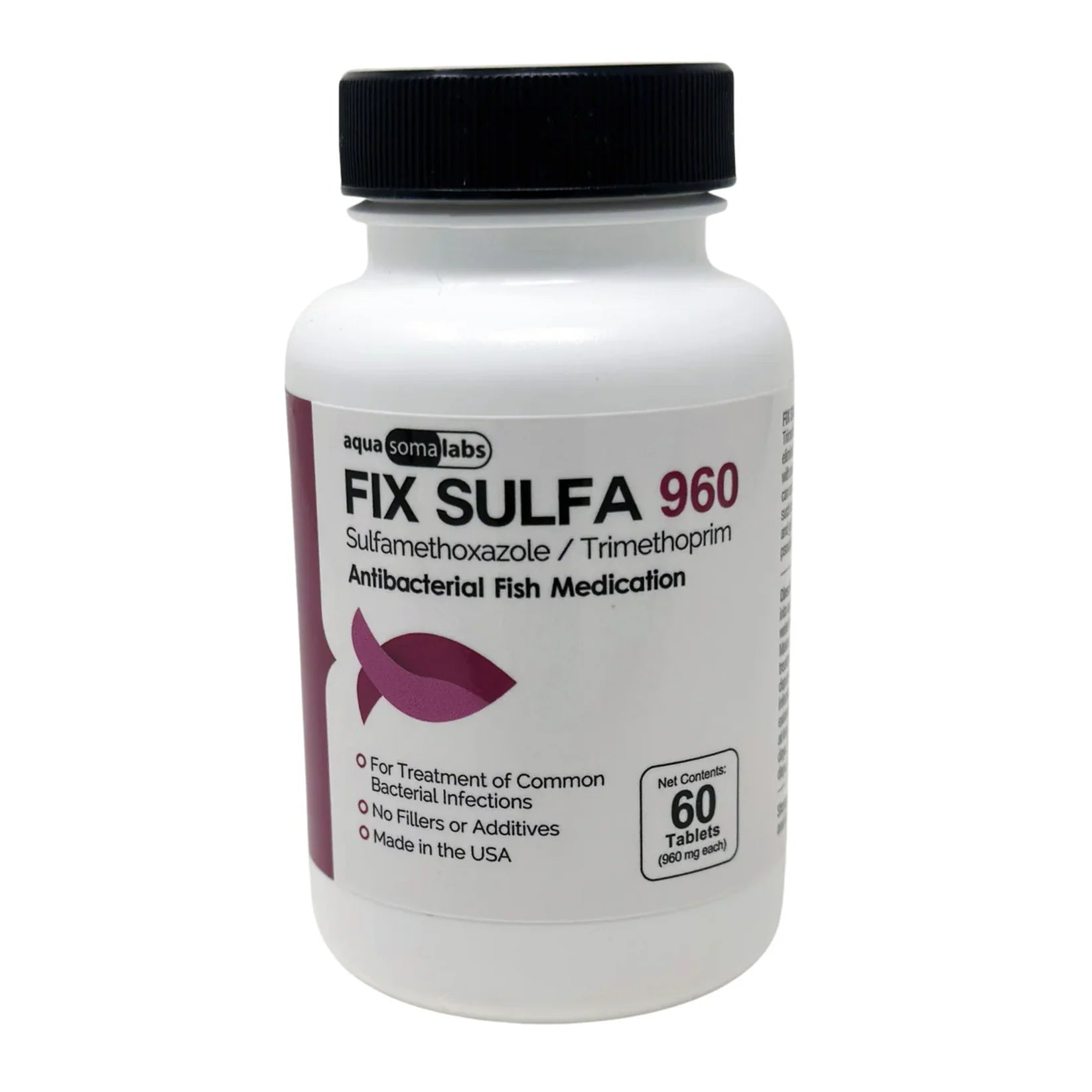 Aqua Sulfa Forte – 800 mg / 160 mg Tablets (100 Count) for Aquarium Use