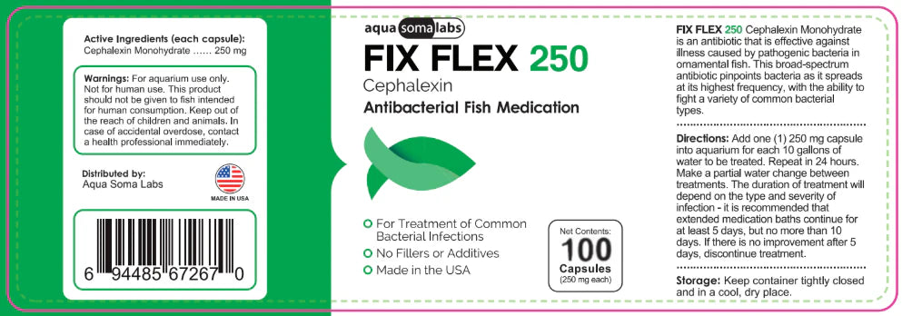 Aqua Ceph Aquarium Bacterial Support – 250 mg Capsules (100 Count)